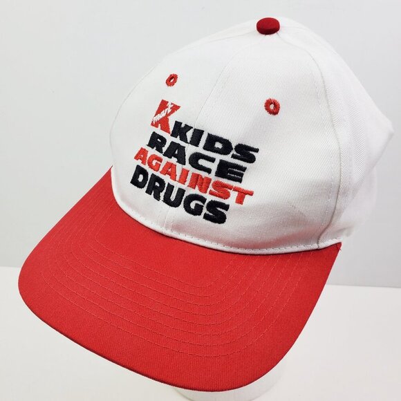 K-Mart Vintage Snapback Kids Hat Race Against Drugs Embroidered Cap - Picture 1 of 13